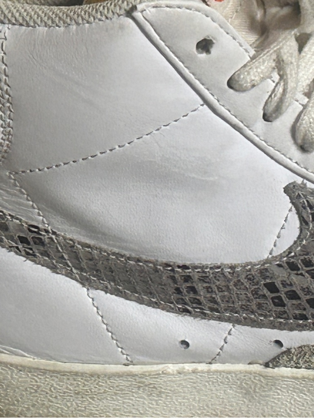 Nike Blazer Mid '77 Vintage "Snakeskin Swoosh Size 7 - Picture 7 of 10